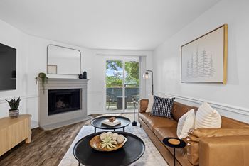 Spacious living room